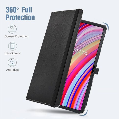 MAMA MOUTH for Onn 12.1 Inch Pro Tablet Case,360 Degree Rotary Stand with Cute Pattern Cover for Onn 12.1 Inch Pro (2024 Model:100146663) Tablet(JUST Fit Onn 12.1 2024),Black in Saudi Arabia