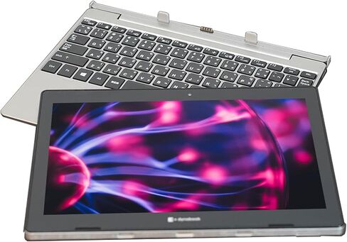 كمبيوتر محمول TOSHIBA Dynabook K50 2 في 1 يعمل باللمس، كمبيوتر لوحي 10.1 بوصة، Intel Celeron N4020، ذاكرة وصول عشوائي 4 جيجابايت، 64 جيجابايت SSD، 2 كاميرا، نوع C، لوحة مفاتيح يابانية، Windows 11 Pro (متجدد) in Kuwait