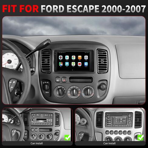 لـ Ford Ranger 1995-2011، Escape 2000-2007 ترقية الراديو، نظام ستيريو CPU 8core شبكة 4G، شاشة QLED تعمل باللمس، Carplay وAndroid Auto، كاميرا احتياطية مجانية in Kuwait