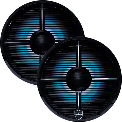 Wet Sounds REVO 8-XWB Black Closed XW Grille 8 مكبرات صوت محورية LED بوصة (زوج) (مجددة معتمدة) in Kuwait
