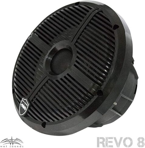 Wet Sounds REVO 8-XWB Black Closed XW Grille 8 مكبرات صوت محورية LED بوصة (زوج) (مجددة معتمدة) in Kuwait