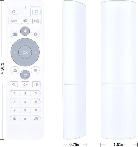 بديل PZL لجهاز التحكم عن بعد Ubox TV Set-Top Box مع وظيفة الصوت، متوافق مع Ubox10 Ubox11 Ubox12 UB11 UB10 UB12 in Kuwait