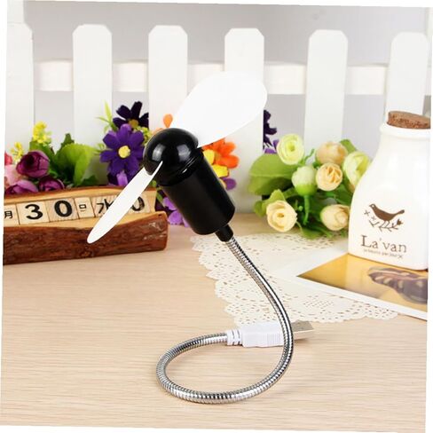 POPETPOP 5 قطعة USB مراوح صغيرة مرنة مراوح التبريد الصغيرة الصامتة المحمولة للكمبيوتر المحمول مكتب المنزل استخدام لون عشوائي in Saudi Arabia