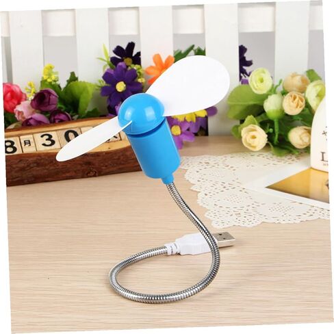 POPETPOP 5 قطعة USB مراوح صغيرة مرنة مراوح التبريد الصغيرة الصامتة المحمولة للكمبيوتر المحمول مكتب المنزل استخدام لون عشوائي in Saudi Arabia