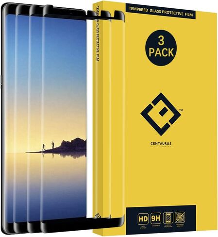 (3-Pack) Compatible with Galaxy Note 8 Screen Protector, [Case Friendly] [Ultra-Thin] [Anti-Scratch] 0.3mm Tempered Glass Protective Film fit Samsung Galaxy Note 8 N950 N950U N950W N950F N9500 N9508 in Saudi Arabia