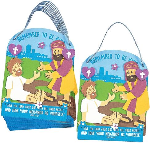 Fun Express Good Samaritan Sign Ck - Crafts for Kids and Fun Home Activities - VBS Vacation Bible School Supplies/Decor in Saudi Arabia