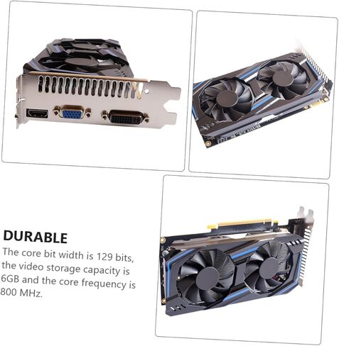 NUOBESTY Gtx550ti 6gb Gddr5 192-bit Independent Computer Graphics Card for Desktop Gaming with Pci Express and High-Speed Memory in Saudi Arabia