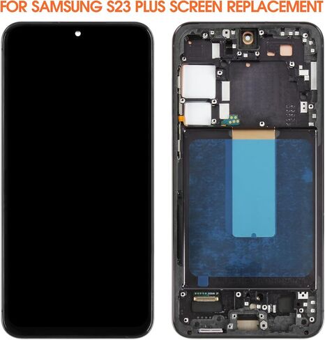 INCELL لهاتف Samsung Galaxy S23 Plus استبدال الشاشة لشاشة Samsung S23 Plus LCD S916B S916U SM-S916W LCD محول الأرقام شاشة تعمل باللمس جزء إصلاح تجميع الشاشة مع الإطار (الإصدار الأمريكي، بدون بصمة) in Kuwait