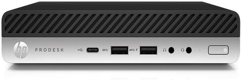 كمبيوتر HP ProDesk 600 G4 Business Mini Desktop، Intel Hexa-Core i5-8600T، ذاكرة وصول عشوائي DDR4 سعة 16 جيجابايت، محرك أقراص PCIe SSD بسعة 256 جيجابايت، نظام التشغيل Windows 11 Pro، (متجدد) in Saudi Arabia