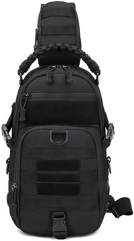WeeDee Tactical Backpack Sling Bag for Men - Small Backpack Men for Fishing, Hiking - Cross Body Bag Military Shoulder Pack Mens Sling Bag - Durable Man Bag for Outdoor Adventure in Saudi Arabia