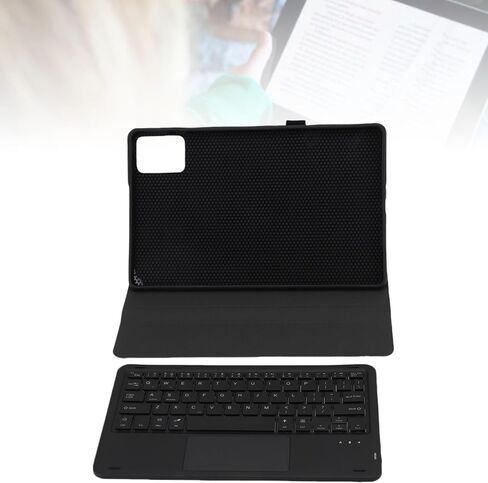 حافظة لوحة المفاتيح Zunate لجهاز Tab K11 Plus مقاس 11.5 بوصة 2024 TB352FU مع لوحة لمس ولوحة مفاتيح بلوتوث قابلة للإزالة بإضاءة خلفية بـ 7 ألوان، وغطاء رفيع خفيف الوزن مع زاوية قابلة للتعديل وحامل قلم in Kuwait