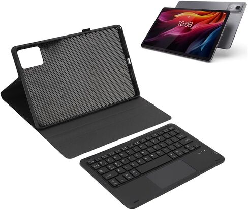 حافظة لوحة المفاتيح Zunate لجهاز Tab K11 Plus مقاس 11.5 بوصة 2024 TB352FU مع لوحة لمس ولوحة مفاتيح بلوتوث قابلة للإزالة بإضاءة خلفية بـ 7 ألوان، وغطاء رفيع خفيف الوزن مع زاوية قابلة للتعديل وحامل قلم in Kuwait