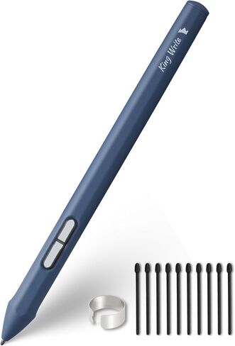 قلم لمس SY05 EMR لجهاز Kindle Scribe & Remarkable 2، ضغط 4096، ممحاة رقمية، بدون بطارية، مرفق مغناطيسي، 10 نصائح بديلة (أسود) in Kuwait