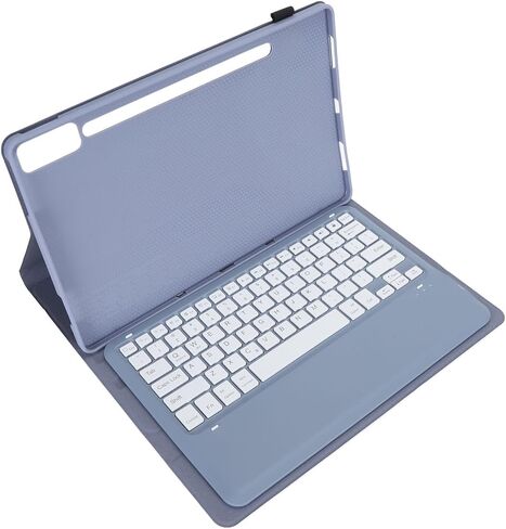 Qiilu Tab P12 12.7inch Tablet Keyboard Case with Detachable Magnetic Keyboard for 2023 | TPU Protective Cover | Fits TB370FU TB371FC (Roseate) in Saudi Arabia