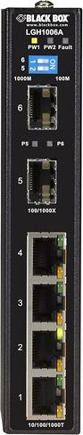 Black Box LGH1006A Network Services محول إيثرنت GB صناعي صغير الحجم in Kuwait