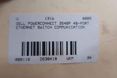محول PowerConnect 3548P من Dell - J327F، M727K، N499K in Kuwait