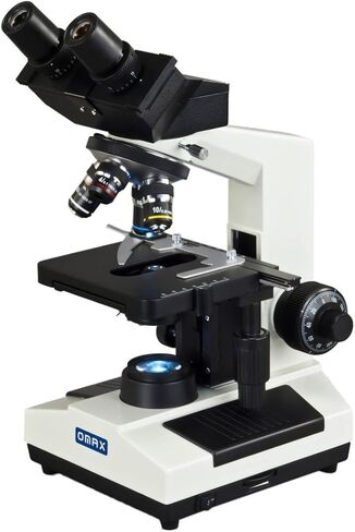 OMAX 40X-2500X Built-in 3.0MP Digital Camera Compound LED Binocular Microscope + Vinyl Carrying Case in Saudi Arabia