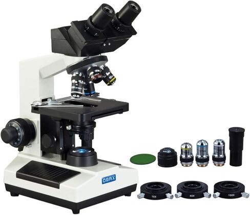 OMAX 40X-2500X Built-in 3.0MP Digital Camera Phase Contrast Binocular Compound LED Microscope in Saudi Arabia
