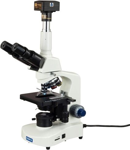 OMAX 40X-2500X USB 3.0 Super Speed 5MP Digital Lab Trinocular Siedentopf Kohler LED Microscope in Saudi Arabia