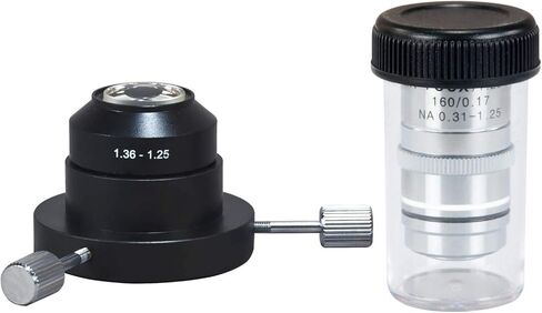 OMAX 40X-2500X Built-in 3MP Digital Compound Microscope+Oil Darkfield Condenser+100X Plan Obj. in Saudi Arabia
