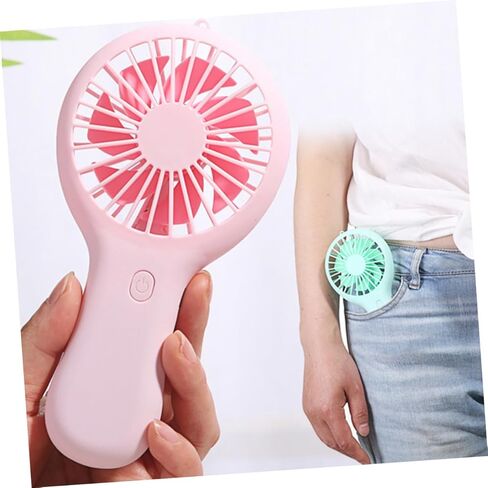 Portable USB Rechargeable Mini Fan with 3-speed Settings Handheld Cooling Fan for Summer Travel Office and Home Use in Kuwait