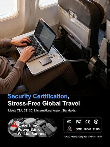 شاحن محمول TORRAS AirVolt، بنك طاقة 0.5 بوصة فائق النحافة 10000 مللي أمبير في الساعة، حزمة بطارية هاتف شحن سريع 22.5 وات مع كابلين USB-C، أساسيات السفر لهاتف iPhone 17 Pro Max/17/16/15، Samsung، Google in Saudi Arabia