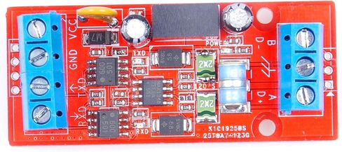5V RS485 to TTL UART MCU Serial Port Signal Mutual Conversion Module Optocoupler Isolation Protection Over-Current Anti-Reverse Protection Km Transmission Distance- (5V) in Saudi Arabia
