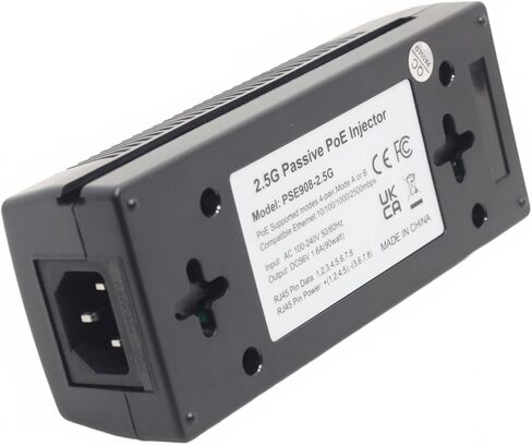 90watt PoE++ 802.3BT 2.5G Gigabit PoE Injector Adapter 56V 1.6A 90W 2500mbps in Saudi Arabia