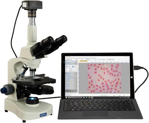 OMAX 40X-2000X Super Speed 10MP USB3 Digital Phase Contrast LED Lab Trinocular Microscope in Saudi Arabia