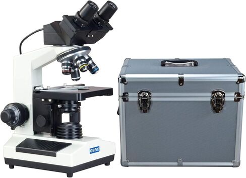 OMAX 40X-2500X مجهر رقمي مدمج 3.0 ميجابكسل + حقيبة حمل من الألومنيوم in Saudi Arabia