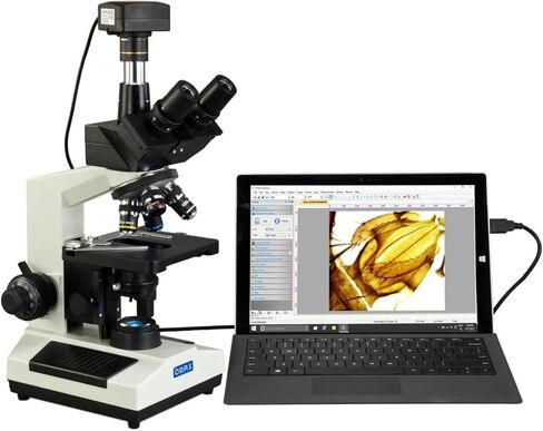 OMAX 40X-2000X Super Speed USB3 10MP Digital Compound Trinocular LED Lab Biological Microscope in Saudi Arabia