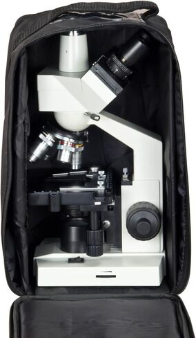 OMAX 40X-2500X LED Trinocular Lab Compound Microscope with Vinyl Carrying Case in Saudi Arabia