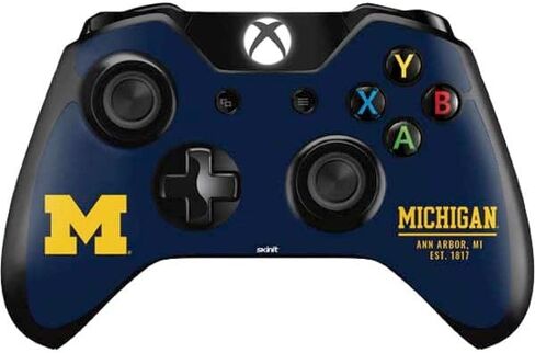 Skinit Decal Gaming Skin Compatible with Xbox One Controller - Officially Licensed College Ann Arbor Est 1817 Design in Saudi Arabia