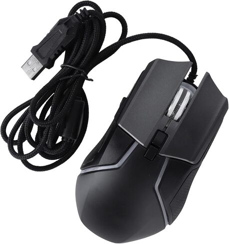 Gaming Mouse with Adjustable Dpi, Ergonomic Design and RGB Lighting - Perfect for Desktop and Laptop Gaming in Saudi Arabia