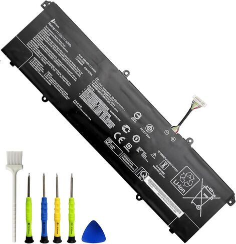 50Wh C31N1905 Laptop Battery Replacement for Asus Adolbook13 Dolbook14 2020 VivoBook S13 S333 S333JA S14 S433 S433FA S433FL M433 S15 S533 S533FA K533F S521FA S533EQ M533IA Series 0B200-03580200 in Saudi Arabia