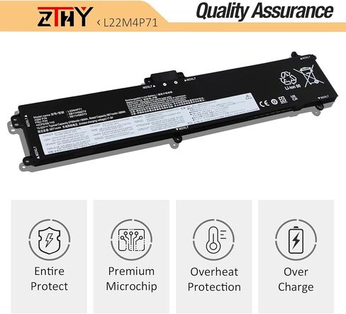 استبدال بطارية الكمبيوتر المحمول L22C4P71 L22M4P71 لجهاز Lenovo ThinkPad P16v Gen 1، ThinkPad P16v Gen 2 Series 21FC 21FD 21FE 21FF 21KX 21KY SB11H56274 SB11H56275 5B11H56373 5B11H56374 15.52V 90 واط ساعي 5799 مللي أمبير in Saudi Arabia