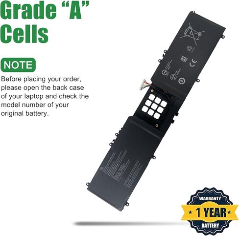 RC30-0423 Laptop Battery Replacement for Razer Blade 17 2022 RZ09-0423 RZ09-0423PEF3 Series Notebook Black 15.4V 82Wh 5329mAh in Saudi Arabia