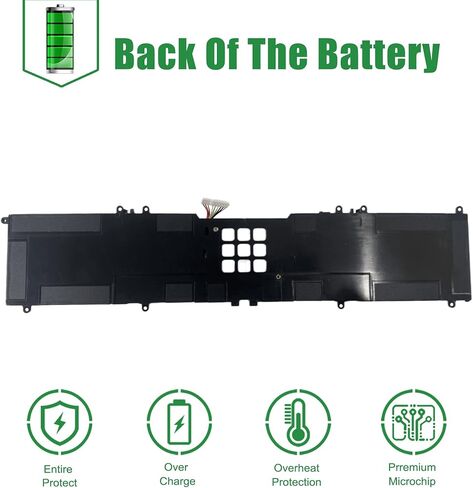 RC30-0423 Laptop Battery Replacement for Razer Blade 17 2022 RZ09-0423 RZ09-0423PEF3 Series Notebook Black 15.4V 82Wh 5329mAh in Saudi Arabia