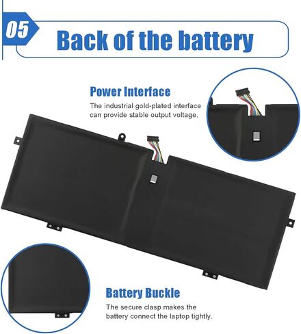 75Wh L21C4PH0 Laptop Battery Replacement for Lenovo IdeaPad Yoga 9-14IAP7 Type 82LU Yoga 9-14IRP8 Type 83B1 Series L21B4PH0 L21D4PH0 SB11D97136 5B11D97137 5B11D97146 SB11D97147 15.52V 4835mAh in Saudi Arabia