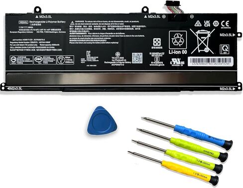 WE04XL استبدال بطارية HP Envy X360 16-AC 16-AD 2-in-1 Spectre X360 14-EU 2-in-1 Pavilion Plus 16-AB 16T-AB 14-ey 14-ew Series HSTNN-WB0F N39817-CF1 N66427-001 N39857-005 7.72 فولت 68 وات في الساعة in Kuwait