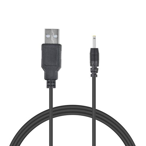 كابل شحن USB للكمبيوتر المحمول 5VDC شاحن سلك الطاقة متوافق مع Ematic EGM003BL EGM003 7 Android Tablet PC in Kuwait