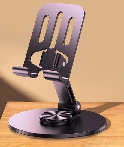Adjustable Phone Stand for Desk,360 Rotating Foldable Cell Holder in Saudi Arabia