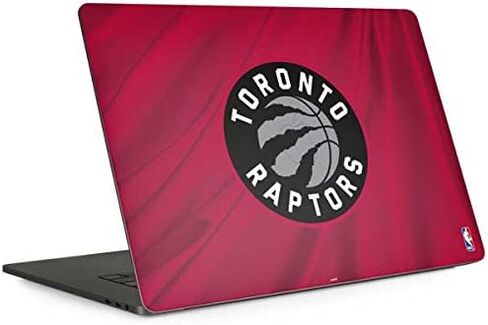غلاف كمبيوتر محمول من Skinit متوافق مع جهاز MacBook Pro 13 بوصة مع شريط لمس (2016-20) - تصميم شعار NBA Toronto Raptors مرخص رسميًا in Kuwait