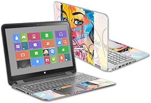 MightySkins Skin Compatible with HP Envy x360 15.6" - Classy Smoker | Protective, Durable, and Unique Vinyl Decal wrap Cover | Easy to Apply, Remove, and Change Styles | Made in The USA in Saudi Arabia