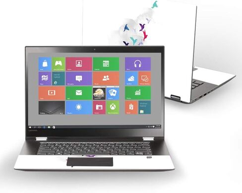 MightySkins Skin Compatible with Lenovo Flex 5 14" (2017) - Paper Birds | Protective, Durable, and Unique Vinyl Decal wrap Cover | Easy to Apply, Remove, and Change Styles | Made in The USA in Saudi Arabia
