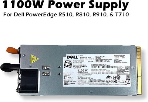 Power Supply Unit For Dell Poweredge R510 R810 R910 T710 Server 1Y45R TCVRR 1100W in Saudi Arabia