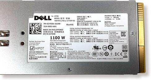 Power Supply Unit For Dell Poweredge R510 R810 R910 T710 Server 1Y45R TCVRR 1100W in Saudi Arabia