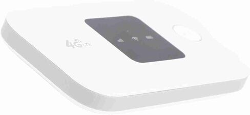 راوتر واي فاي 4G دقيق محمول عالي السرعة 150 ميجابت في الثانية فتحة لبطاقة SIM 10 أجهزة بطارية 2100 مللي أمبير في الساعة 4G LTE USB مودم واي فاي للمسافرين في أوروبا وآسيا باللون الأبيض ABS in Kuwait