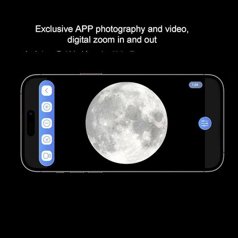 EBTOOLS WiFi Telescope Camera Eyepiece, 2.8in Screen 2MP HD Lens CMOS Sensor, with 1080P Video Recording USB C Charging, for Astrophotography Bird Watching Hiking in Saudi Arabia