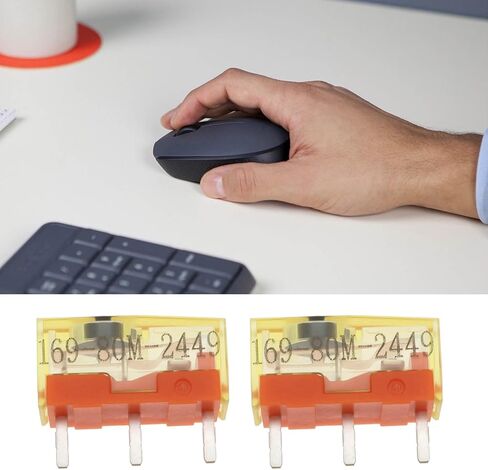 5Pcs TC Dustproof 80M Clicks Mouse Switch Compatible with Logitech Compatible with Razer in Saudi Arabia